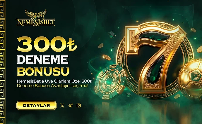 Nemesisbet 300 TL Deneme Bonusu