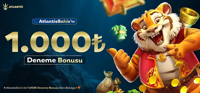 Atlantisbahis 1000 TL Deneme Bonusu