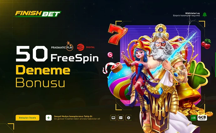 Finishbet 50 Freespin Deneme Bonusu