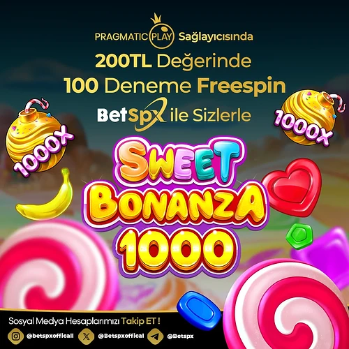 Betspx 200 TL Değerinde 100 Freespin Deneme Bonusu