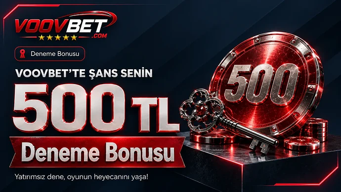 Voovbet 500 TL Deneme Bonusu